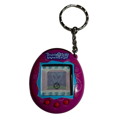 2004 Tamagotchi Connection Bandai Pink w/Blue Tested Works New