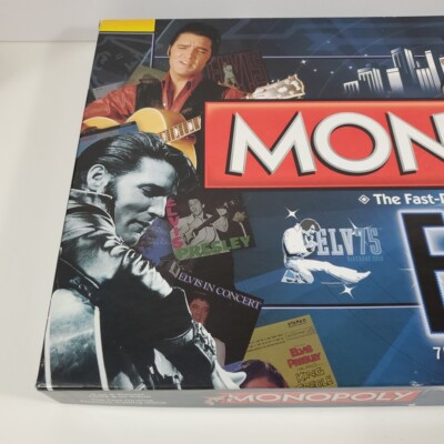 Monopoly Elvis Presley Board Game 75th Anniversary Collector's