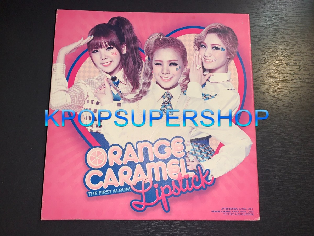 Orange Caramel 1st Album Lipstick CD Photobook Good OOP Rare OOP