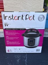 Instant Pot DUO SV 6-Quart 9-in-1 Multi-Use Pressure Cooker for