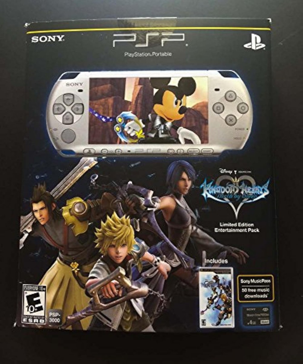 PSP 3000 Kingdom Hearts Birth By Sleep Entertainment Pack Mystic