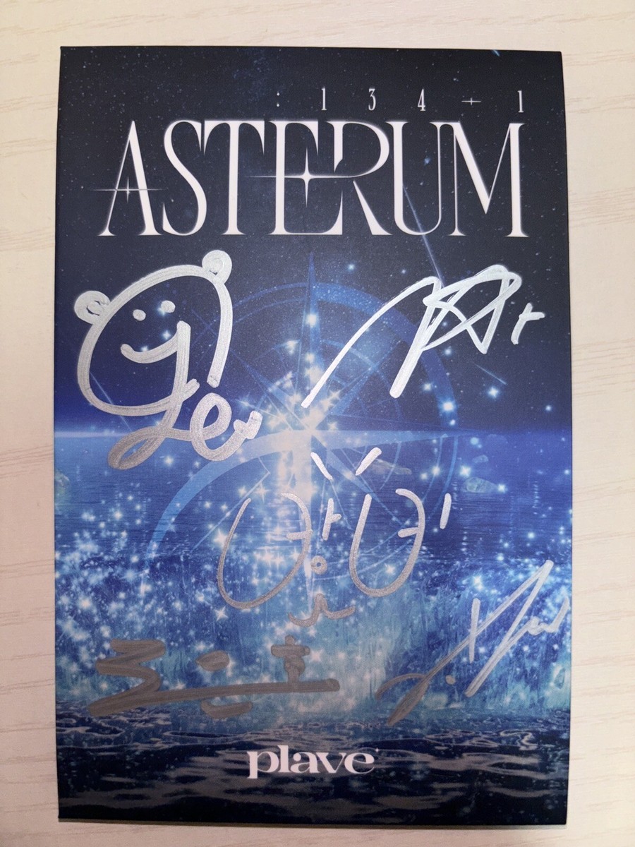PLAVE [ASTERUM : 134-1] All Member Autographed Signed Album | eBay