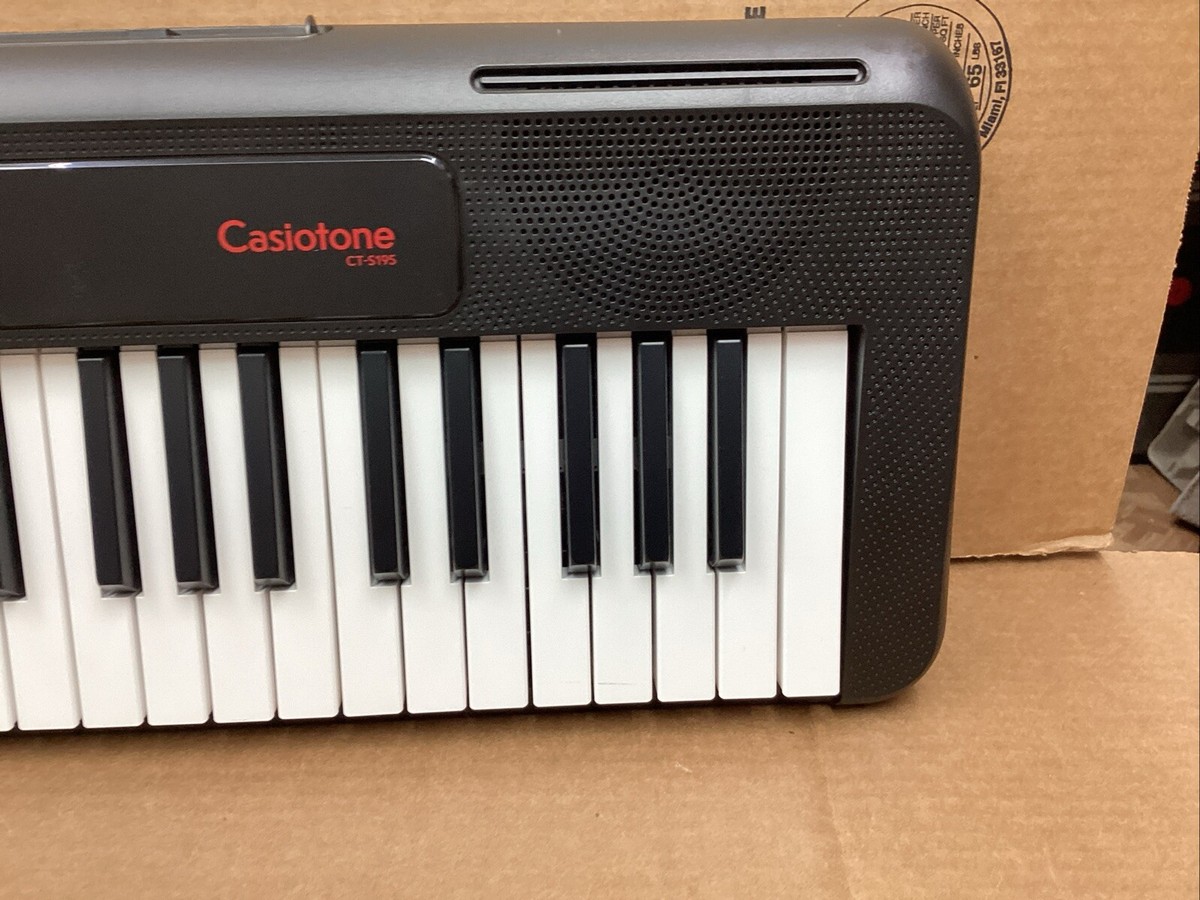 CASIO Casiotone CT-S195 61鍵 電子キーボード 黒 Amazon | 【Amazon