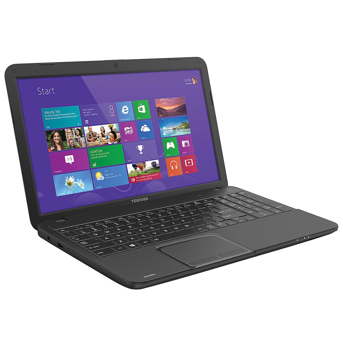 Toshiba Satellite C855D Notebook Computer Dual Core 320GB 15.6