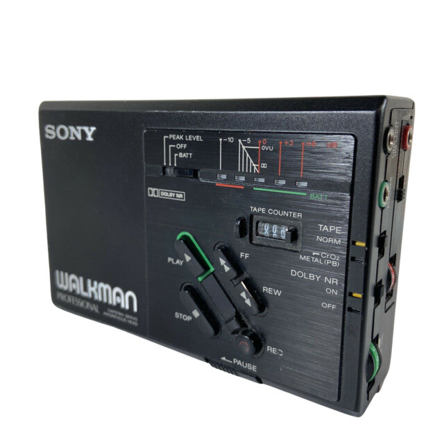 Sony Walkman WMD3 Professional Stereo Cassette Recorder - Black