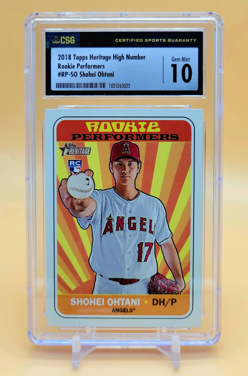 大谷翔平 2018 TOPPS HERITAGE MINI DECAL RC