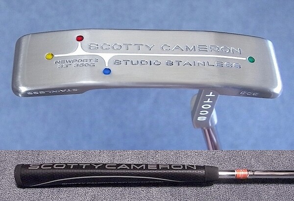 Titleist Scotty Cameron Studio Stainless Newport 2 Putter 303