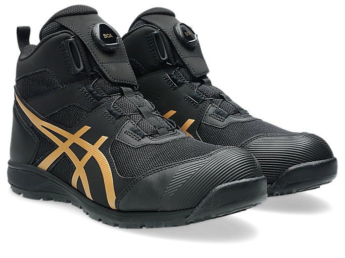 ASICS WINJOB CP214 TS BOA LC 1271A060 001 Black Pure Gold 2E