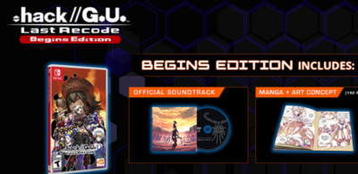 HACK//G.U. LAST RECODE - Begins Edition Bundle Nintendo Switch +