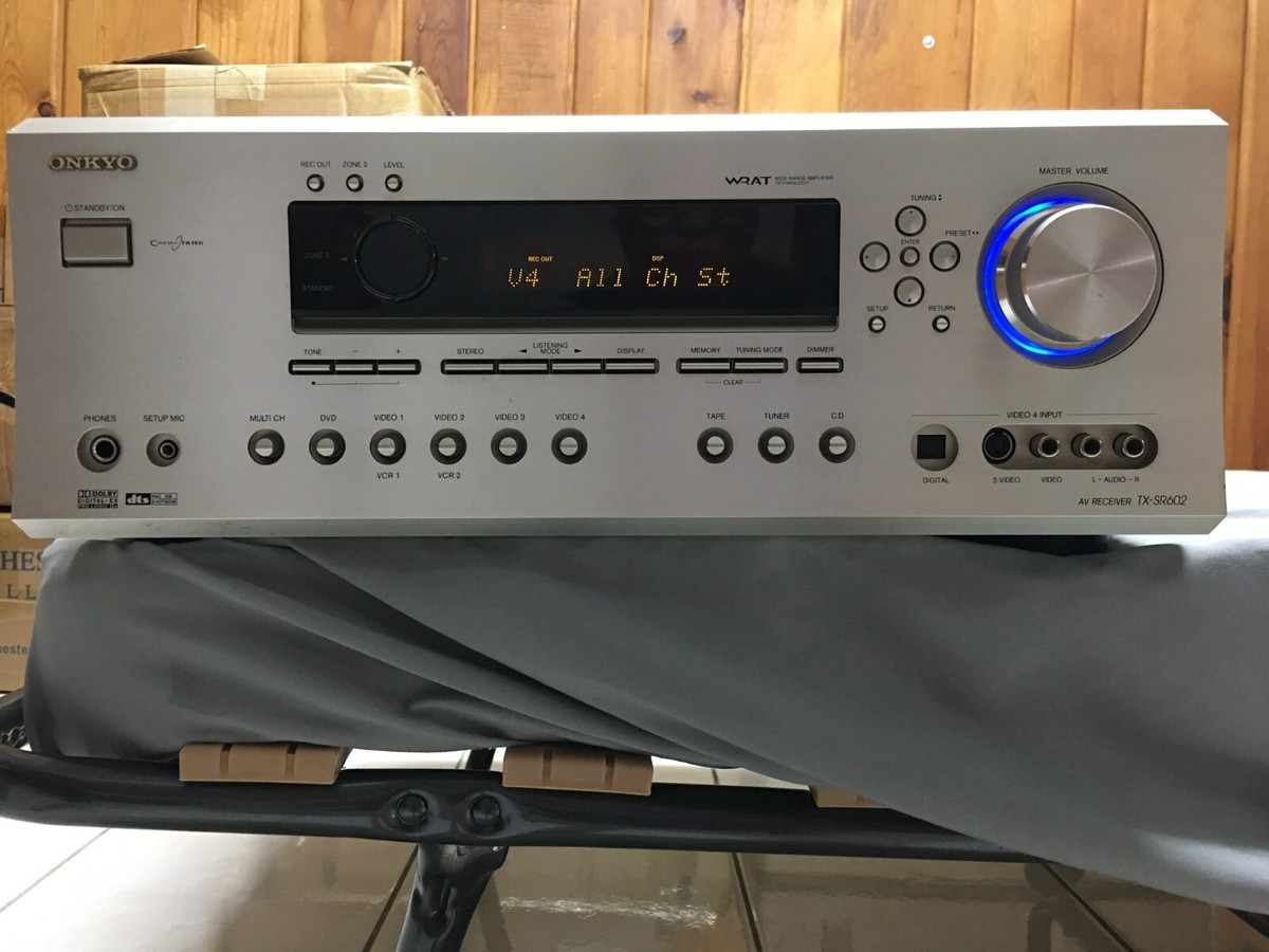 Onkyo TX-SR602 AV Receiver Audio DTS 7.1 /with REMOTE CONTROL