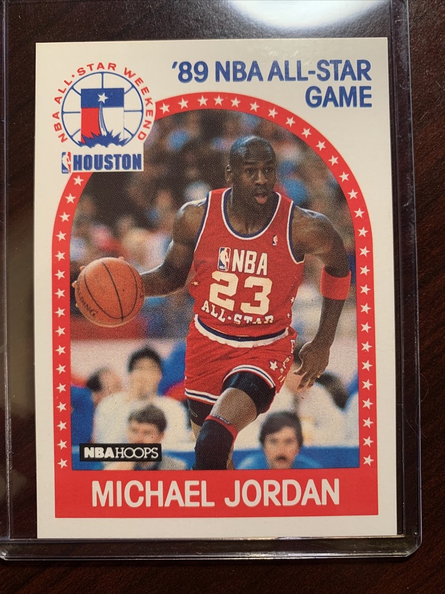 MICHAEL JORDAN 1989 NBA HOOPS 1989 NBA ALL STAR GAME# 21 HOF Rare