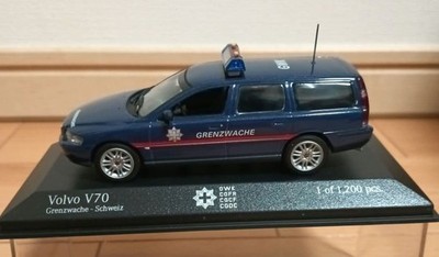 Minichamps Volvo V70 Grenzwache Schweiz 1:43 Scale Limited Edition