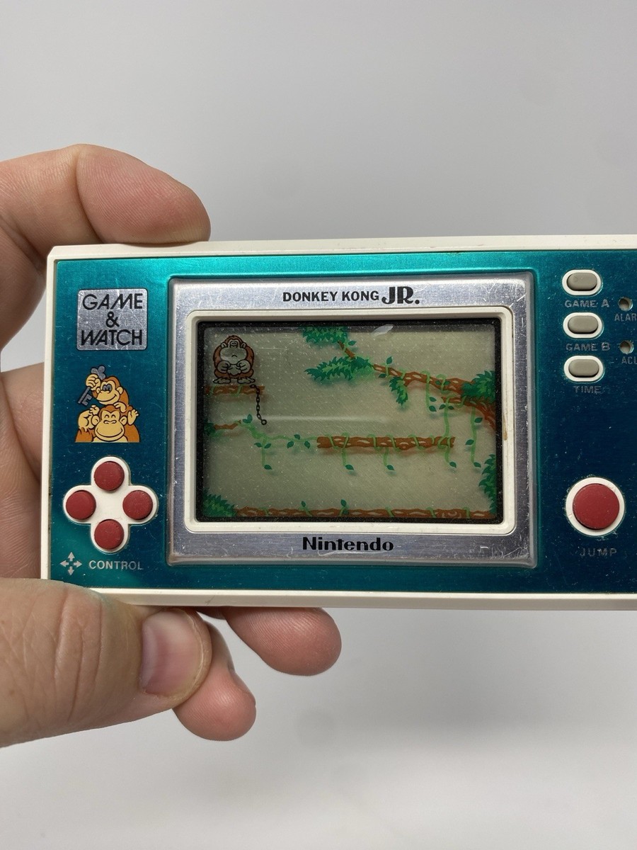 1982 Donkey Kong Jr Nintendo Game And Watch Handheld Game System