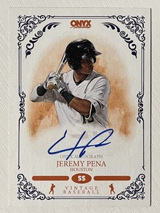 Jeremy Pena Autograph | eBay