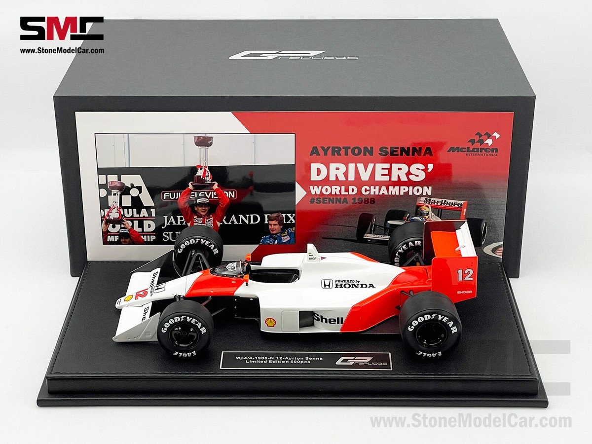 Mclaren MP4/4 #12 Ayrton Senna 1988 F1 World Champion 1:18 GP