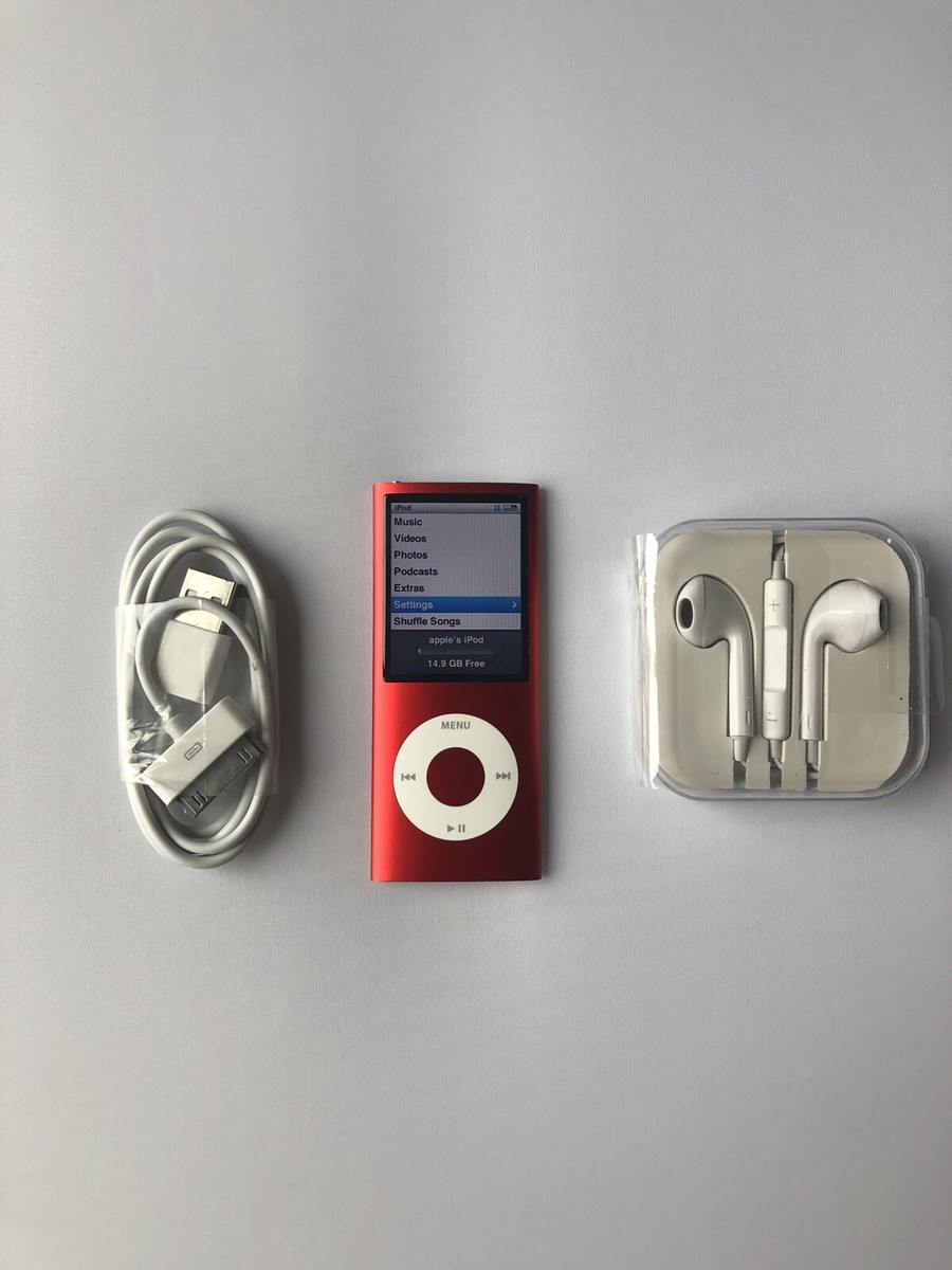 Apple iPod nano 4th Generation Chromatic Red (16GB) mint