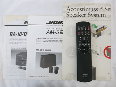 BOSE AMS-1 IV American Sound System RA-18 DVA-18 AM-5 III w