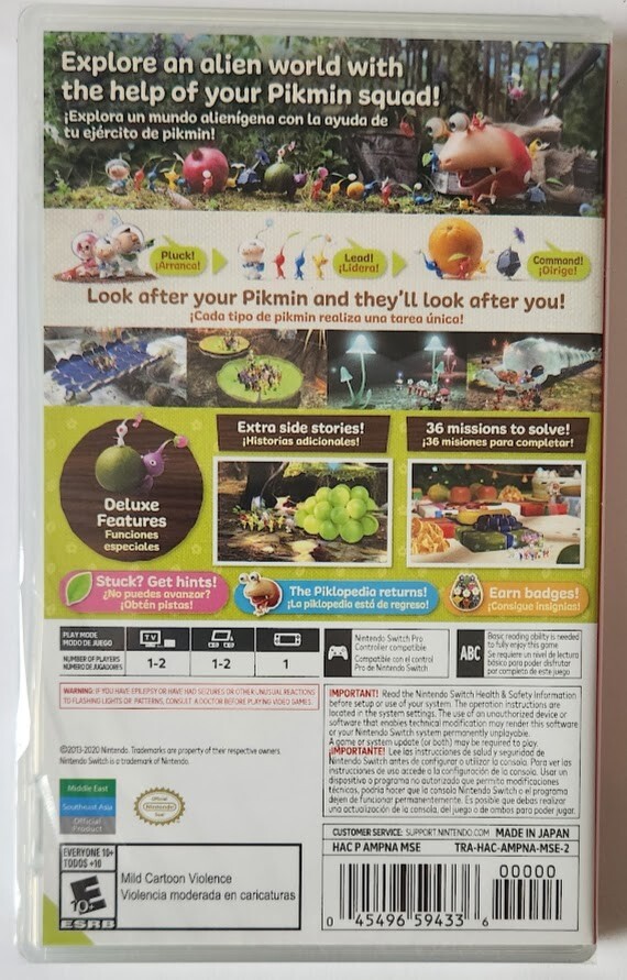 Pikmin 1+2 & 3 Deluxe & 4 Switch Brand New Game Bundle (Action