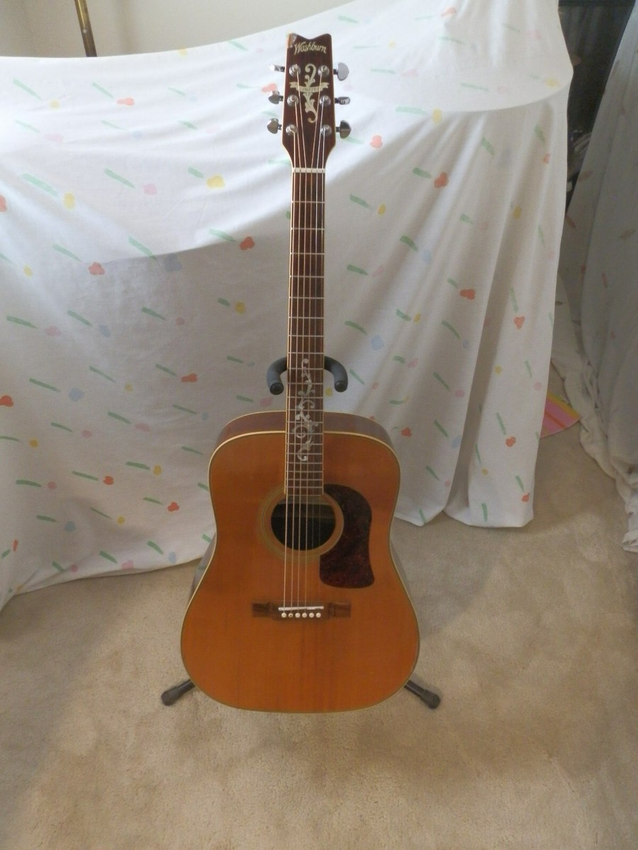 1995 WASHBURN D95LTD LIMITED #1217 0F 1995. JUST SET UP PLAYS