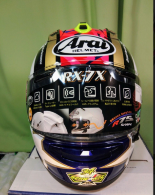 Arai RX-7X Corsair-X Kevin Schwantz US 30th Anniversary S size 55