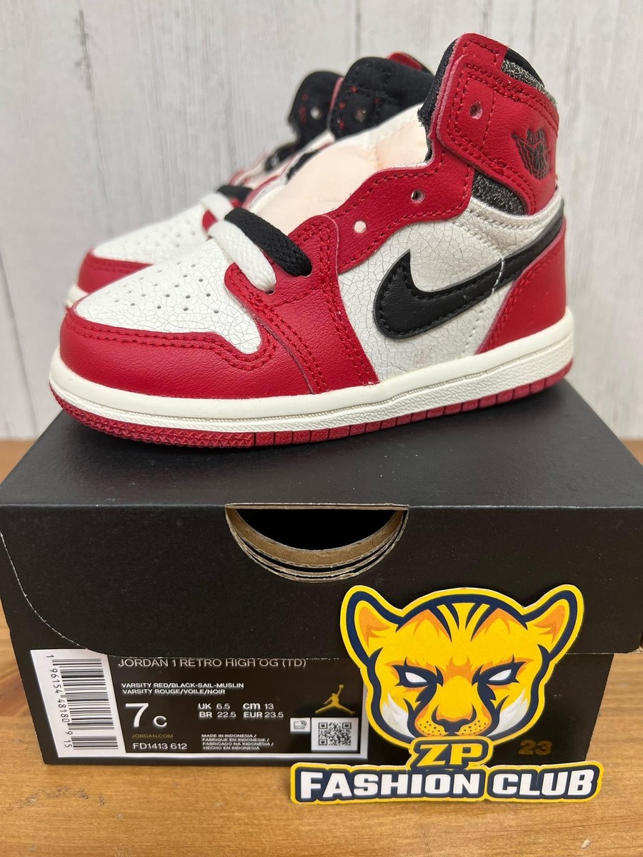Jordan 1 Retro High OG Lost and Found Chicago Men DZ5485-612 GS