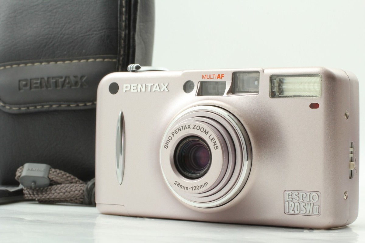 Pink[💥MINT in Case] PENTAX ESPIO 120SW II Point & Shoot Film