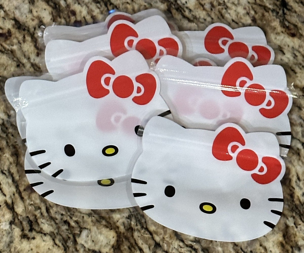 Hello Kitty zip lock Bags 20pc New ! Read Description | eBay