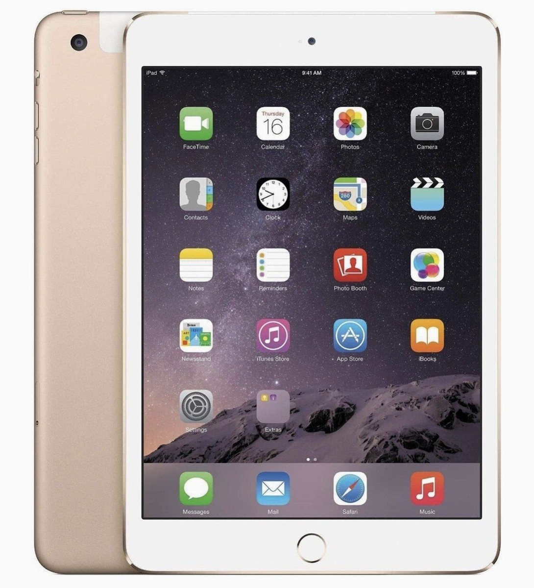 Apple iPad Mini 3 A1600 128GB Gold ✓ | eBay
