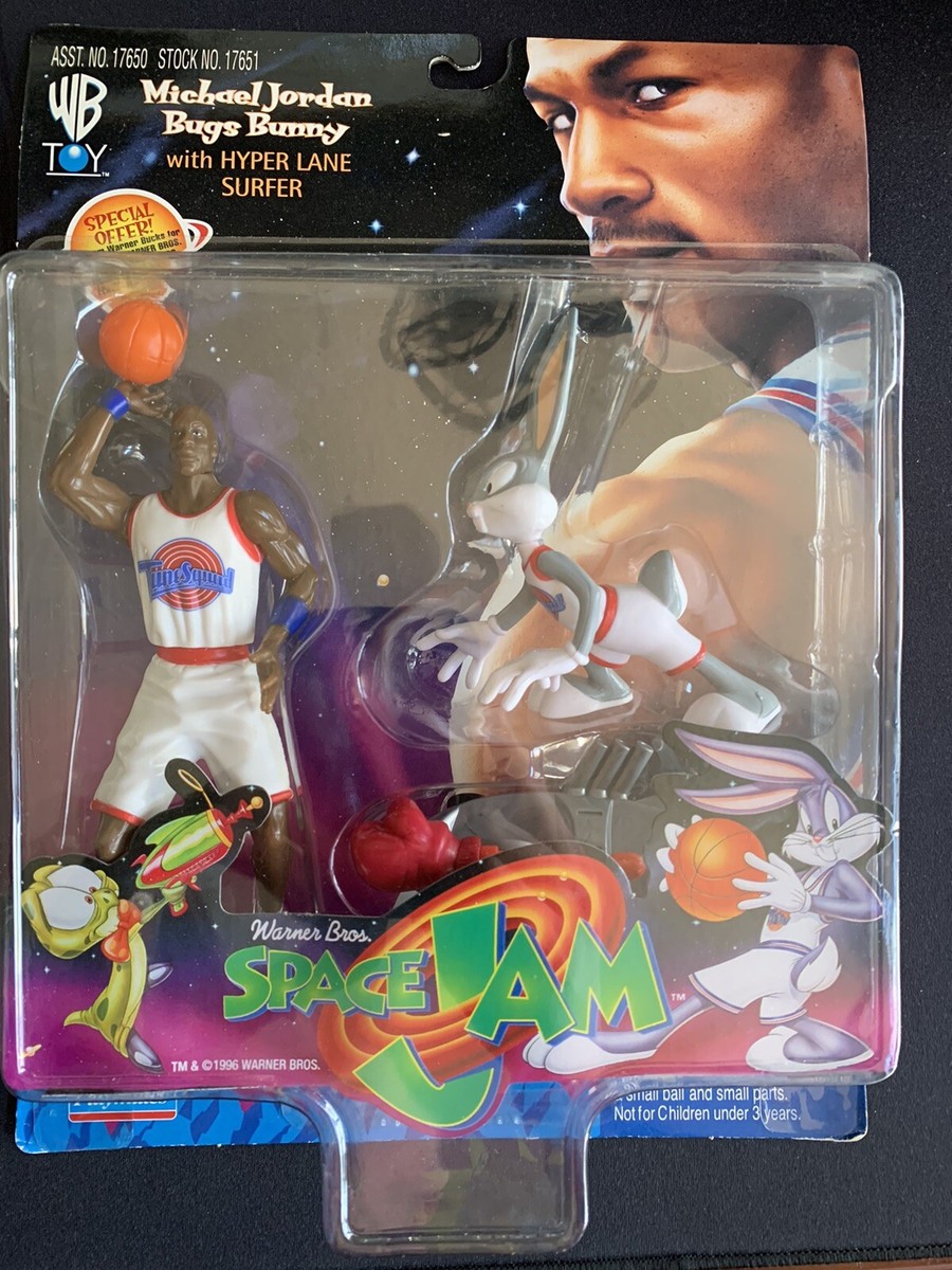 1996 Warner Bros. Space Jam Michael Jordan & Bugs Bunny Action