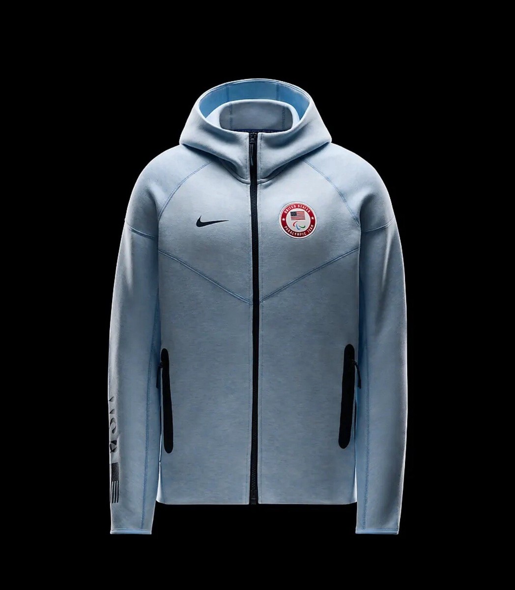Nike OLYMPIC PARALYMPIC USOPC USA Team Tech Fleece Windrunner NWT