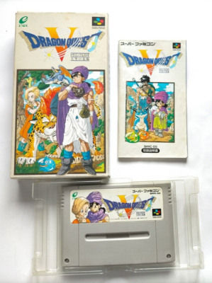 Lot 5 SFC Dragon Quest 1 2 3 5 6 Torneko Nintendo Akira Toriyama