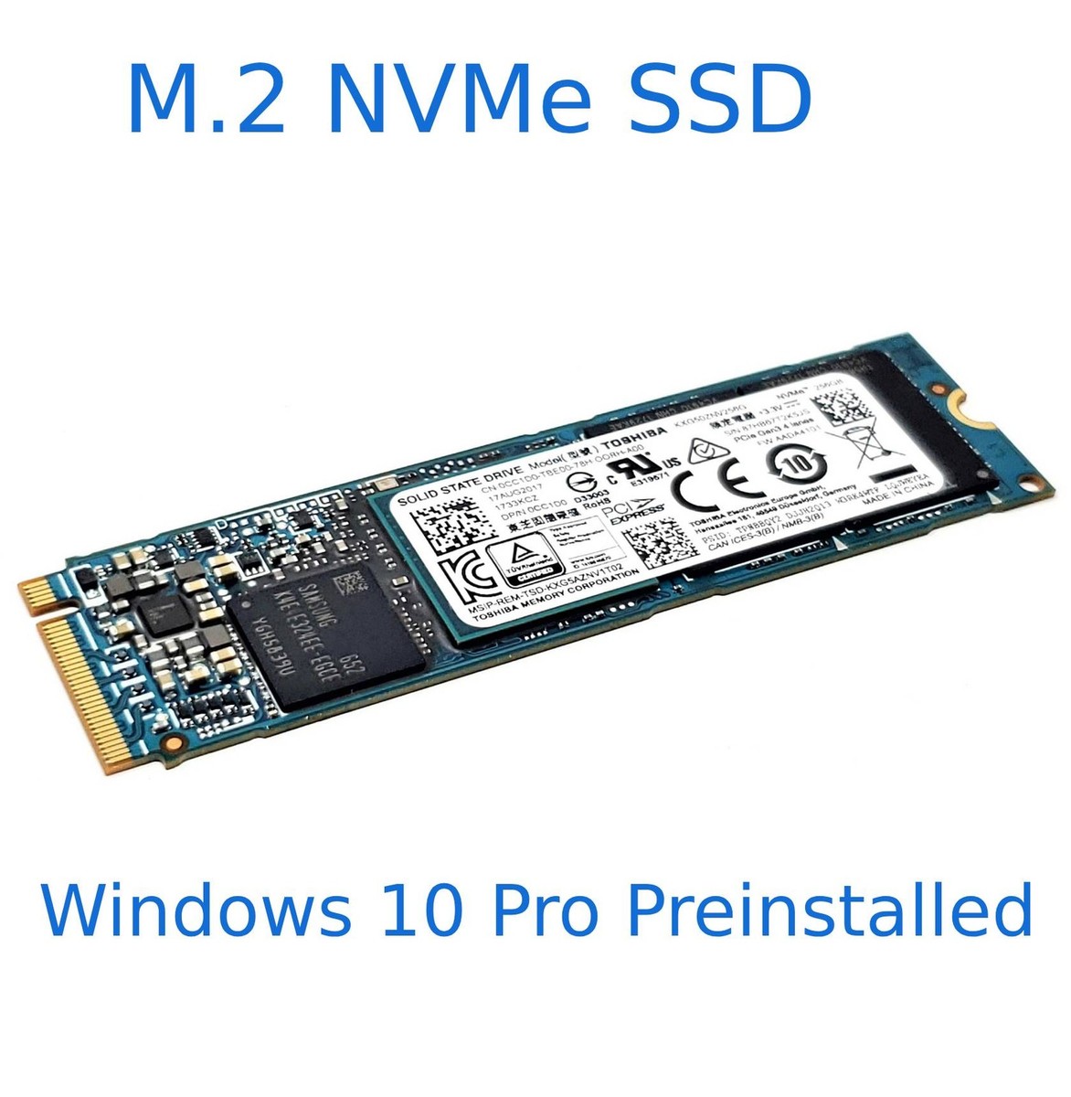 128 256 512 GB 1TB SSD M.2 NVMe PCIe Hard Drive Laptop w/ Windows