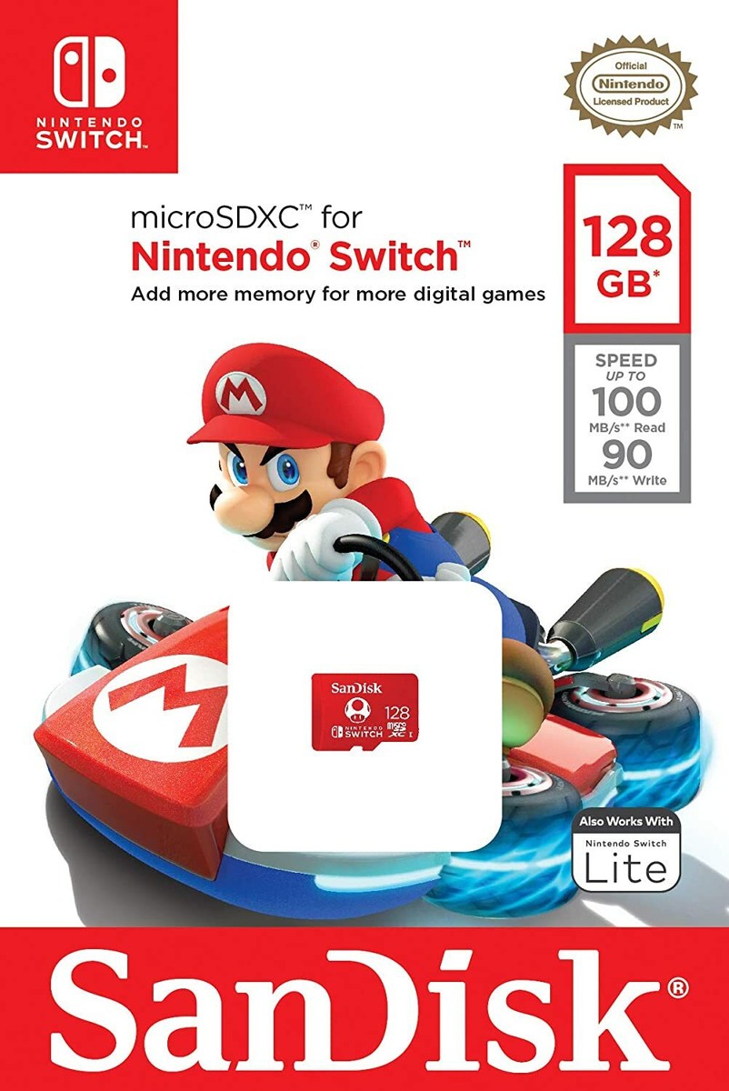 Sandisk Nintendo Switch Micro SD Card 64GB 128GB 256GB 512GB