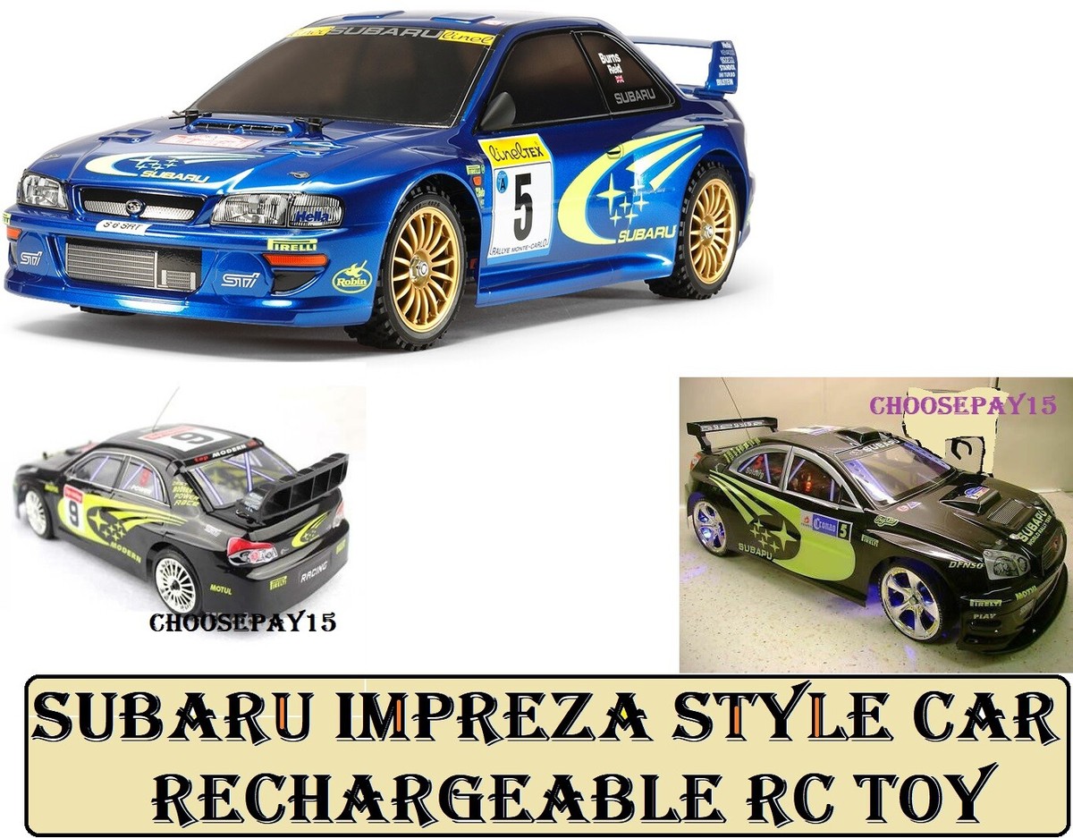 Subaru Impreza style WRC Radio Remote Control Car Fast 1:24 Scale