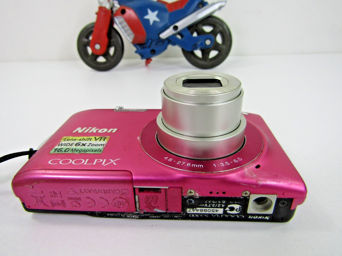 Nikon COOLPIX S3300 16.0MP Digital Camera Pink | eBay