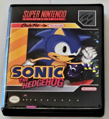Sonic The Hedgehog CASE ONLY Super Nintendo SNES Box BEST Quality