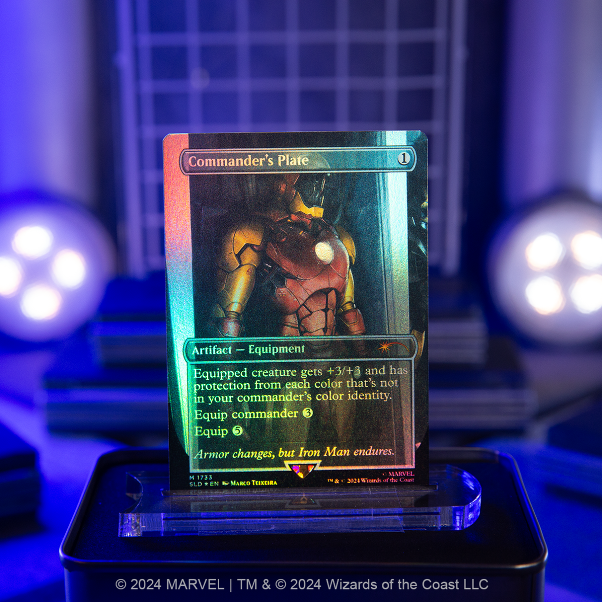 Magic the Gathering (MTG) Secret Lair x Marvel's Iron Man (Rainbow