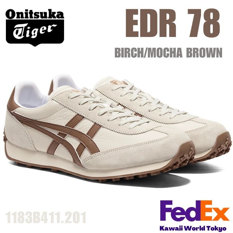 Onitsuka Tiger EDR 78 BIRCH / MOCHA BROWN Leather 1183B411 201