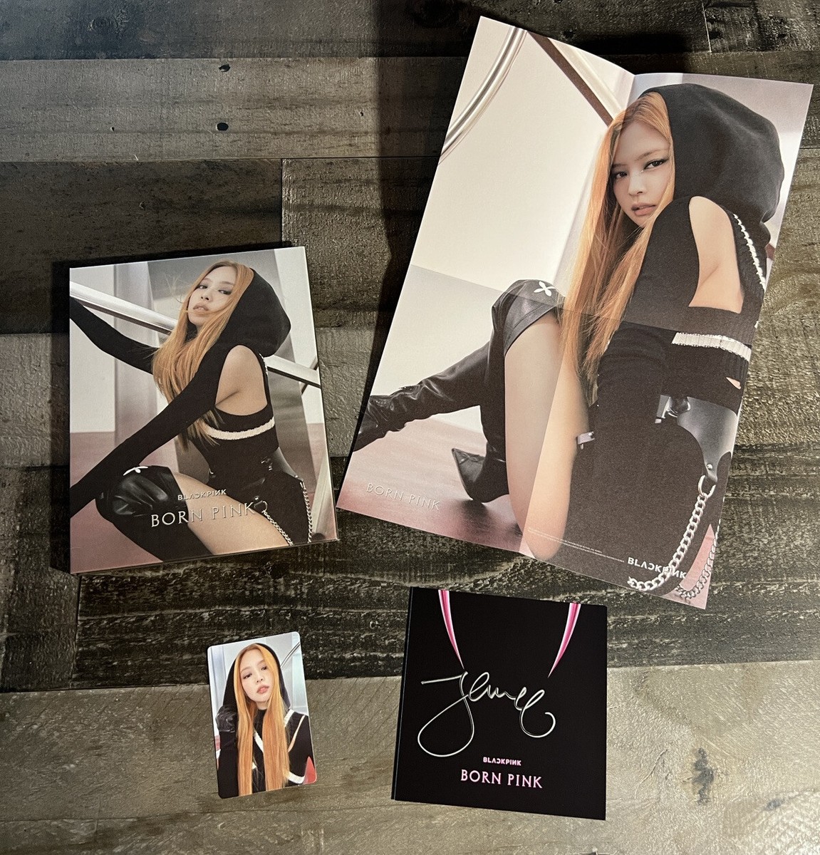 Blackpink Jennie Born Pink signed autographed Digiback brand new