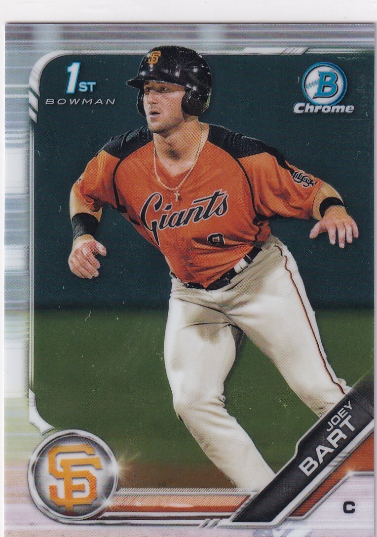 Joey Bart 2019 Bowman #BCP-50 Chrome Prospects (1st) Price Guide