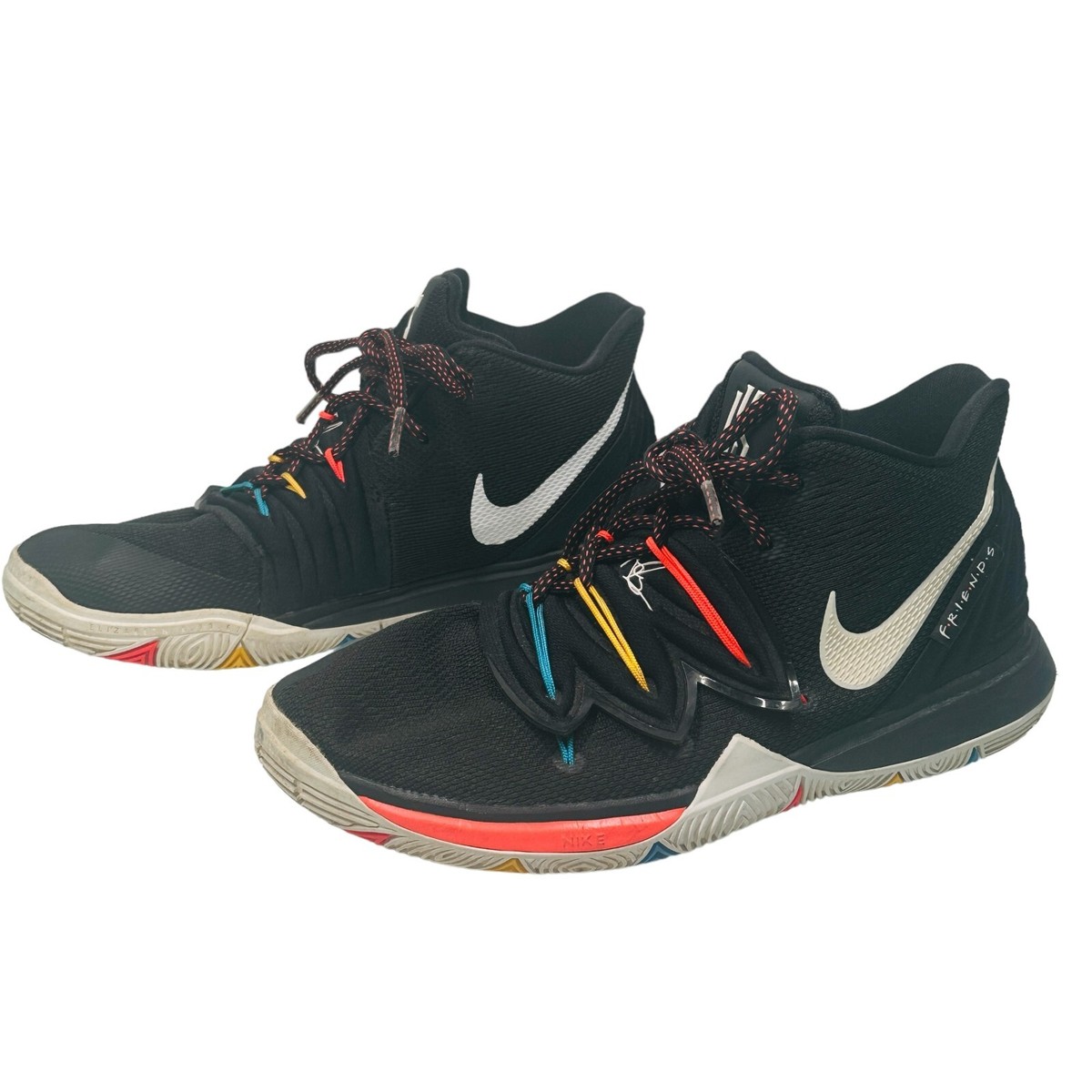 Nike Kyrie 5 Friends Black Colorway Basketball Shoes AO2918-006