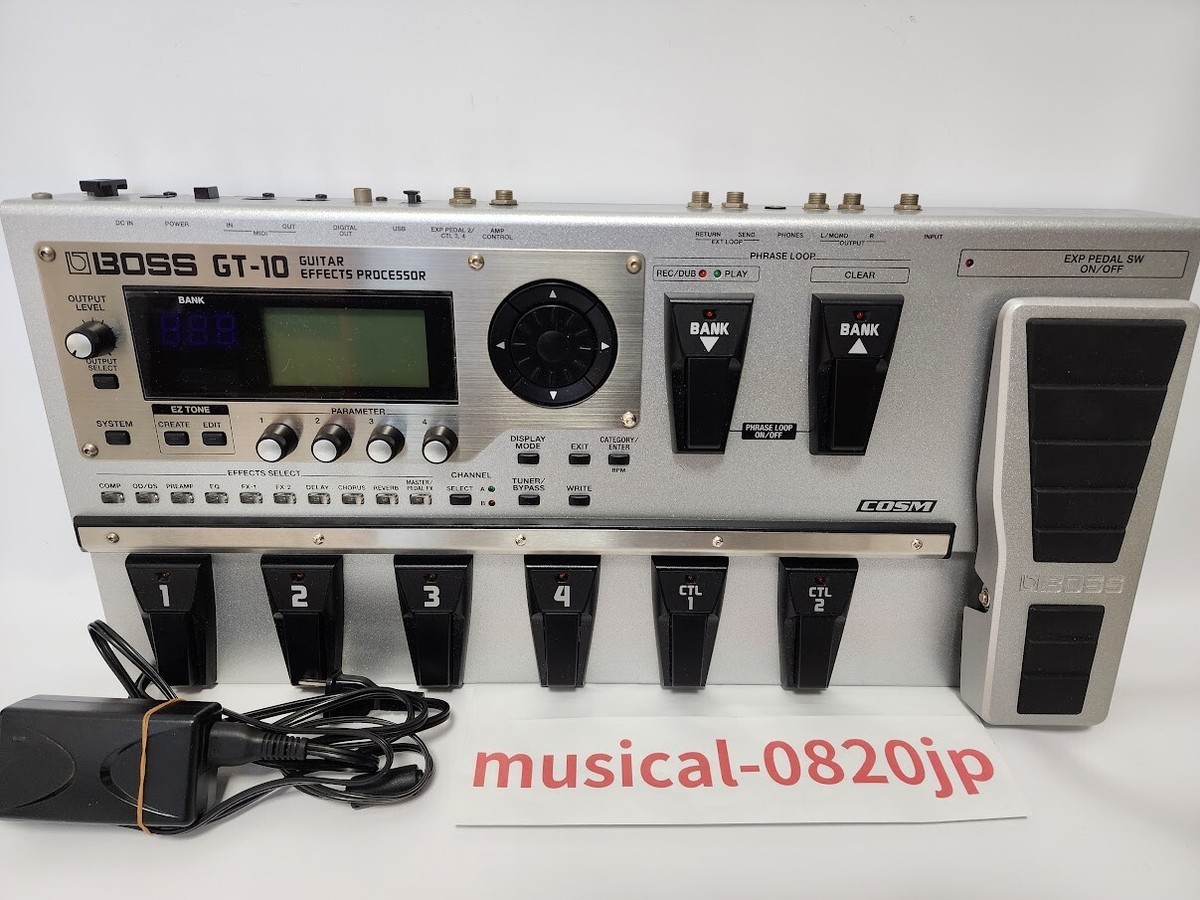 Boss GT-10 Guitar Multi Effects Floor Processor Pedal Board | eBay