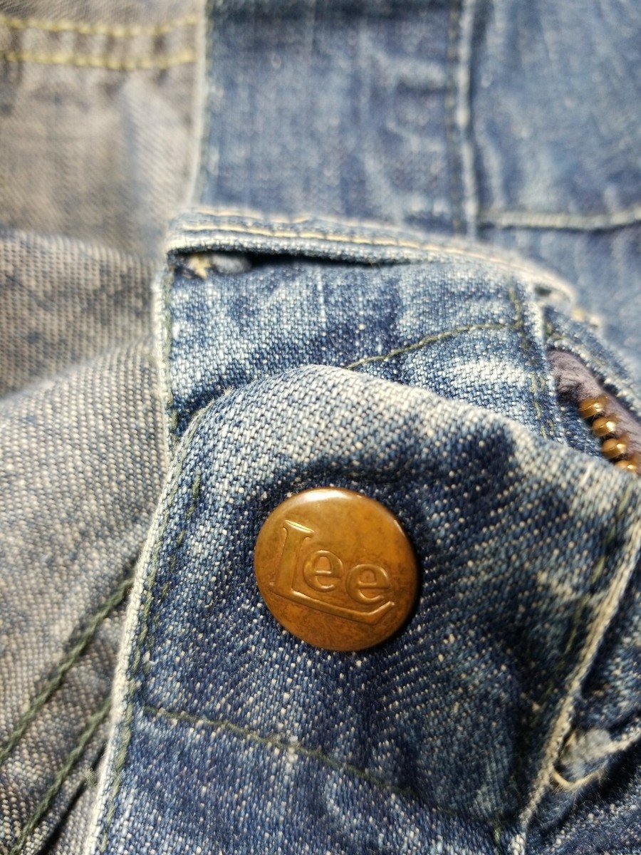 Vintage 1940s Lee High Waisted Side Zip Jeans Usa 27 x 29 | eBay