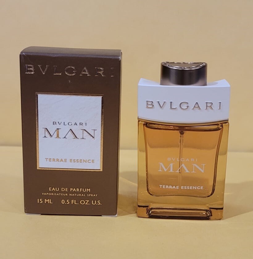 BVLGARI MAN TERRAE ESSENCE for Men 0.5 oz 15 ml Eau de Parfum
