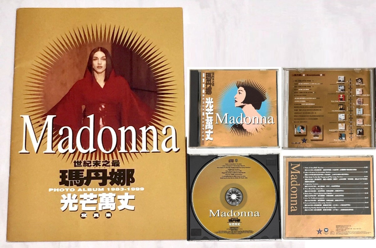 Madonna 1999 Ray Of Light Remixes Sampler Taiwan 9-TRK Promo CD +