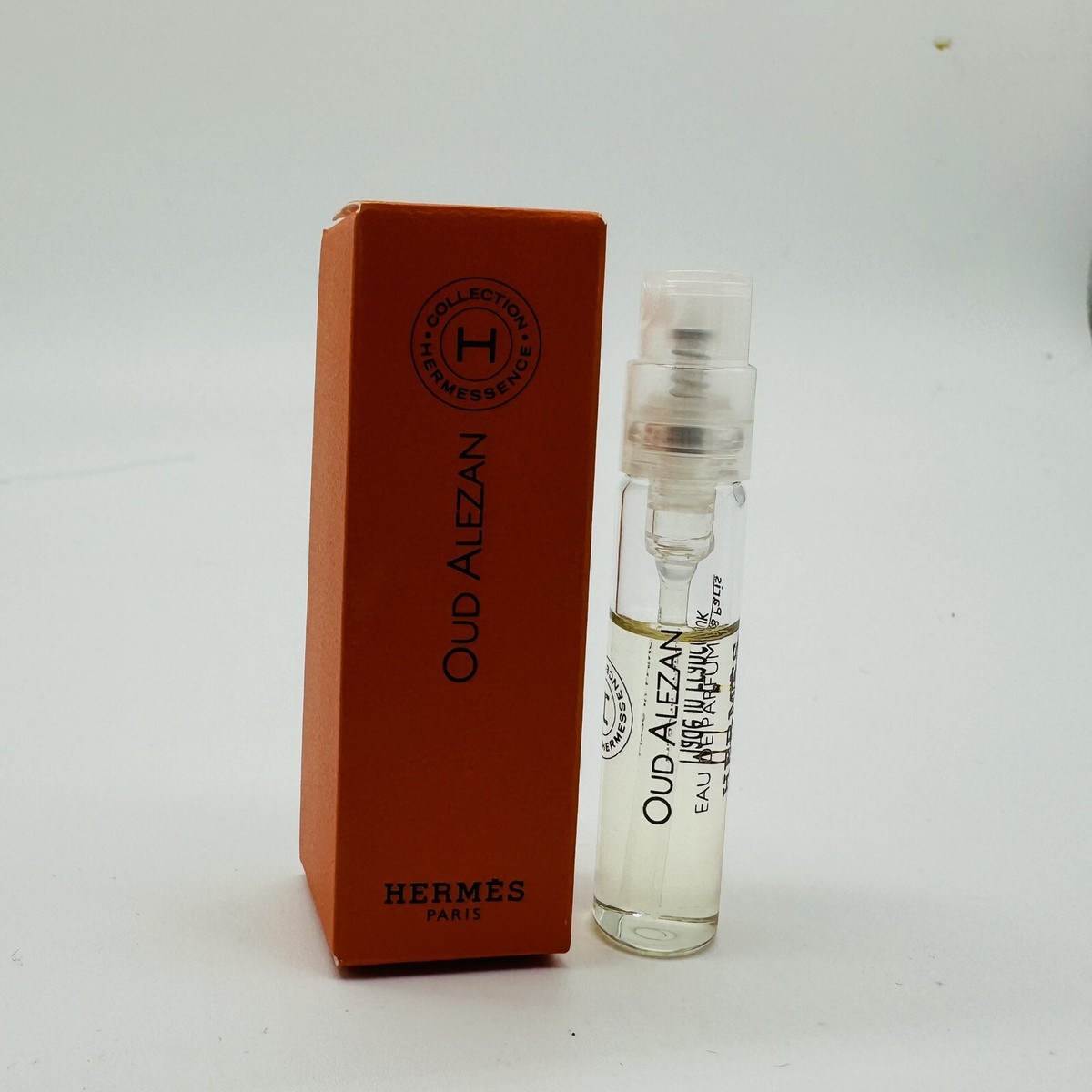 HERMEs OUD ALEZAN EAU DE PARFUM 2ML/0.06FL.OZ SAMPLE SPRAY NEW IN