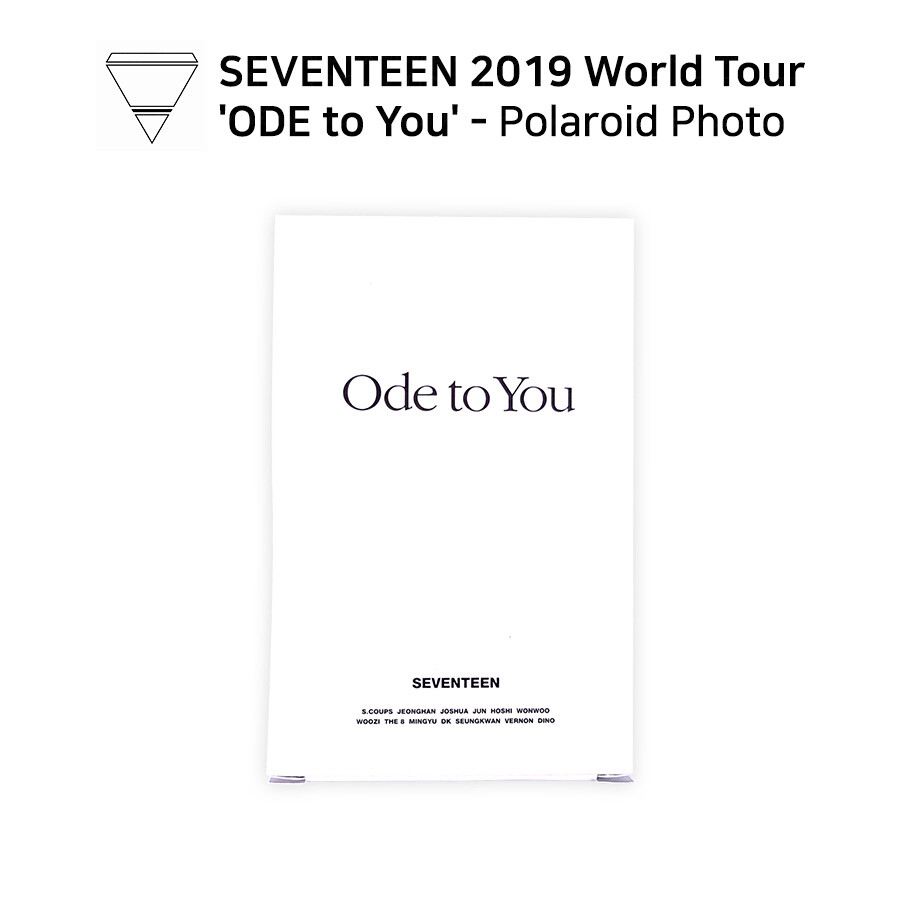 SEVENTEEN 2019 World Tour Ode To You Polaroid Photocard | eBay