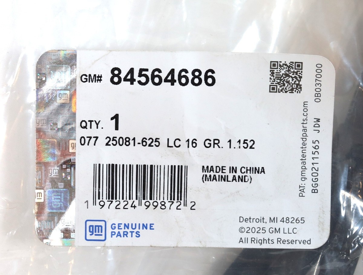 Genuine OEM GM 84564686 Block Heater Extension Cable Cord 2020+