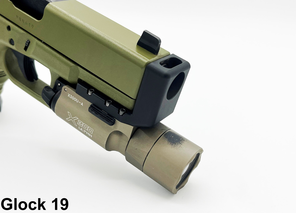 VP Armory SureFire x300U-A Light Mounted Compensator for GLOCK 19