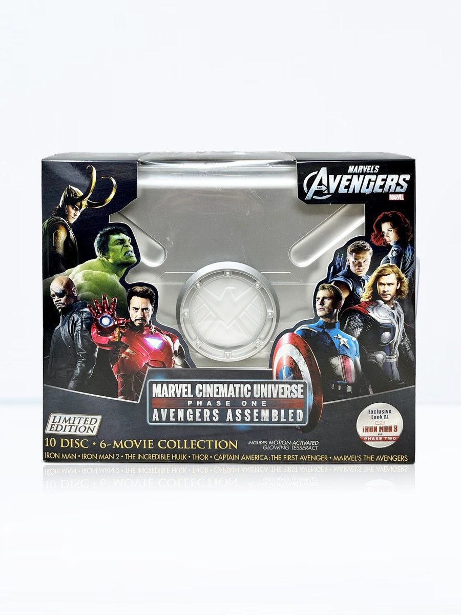 RARE Marvel Cinematic Universe Phase 1 Set Avengers Blu-Ray Case